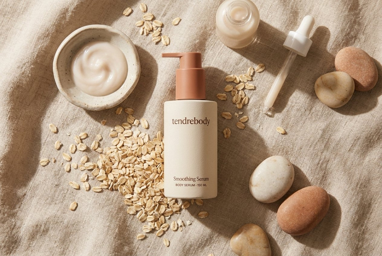 Serum on skin